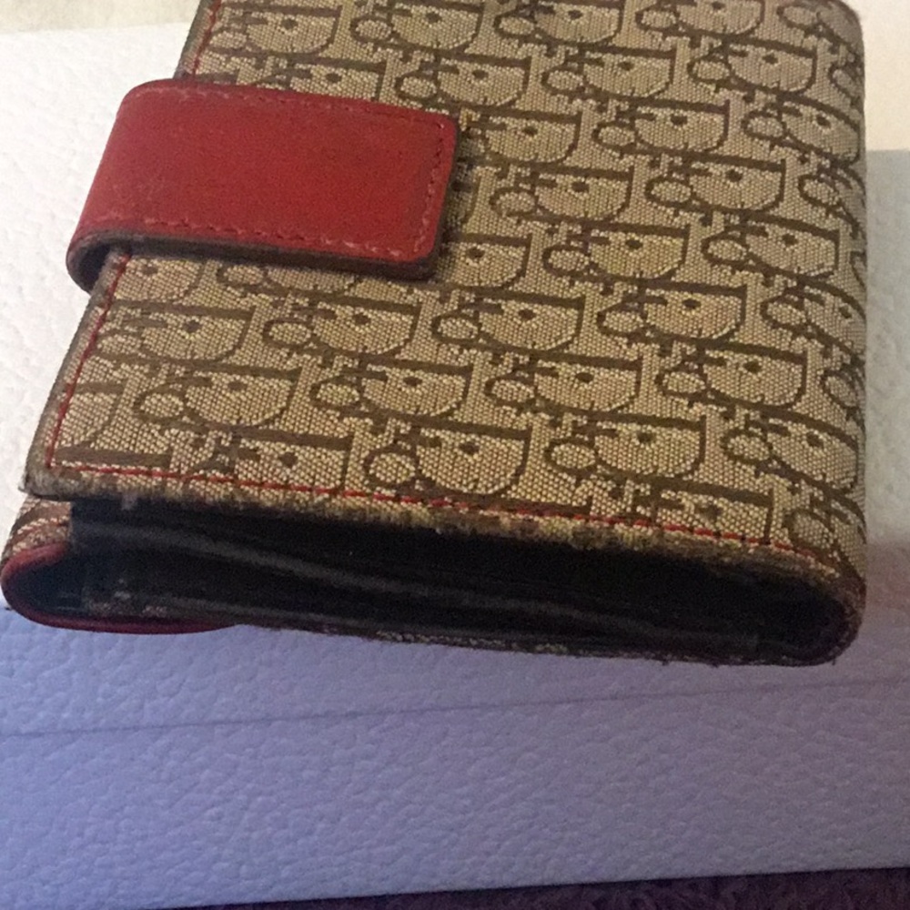 Vintage Authentic Dior Traitor Roster Saddle Flap  Jacquard Bifold Wallet - Picture 15 of 16